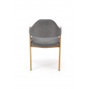 Стул HALMAR K344 серый/натуральный